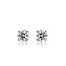1/4 Carat Lab Grown Real Diamond Stud Earrings In White Gold Image-2