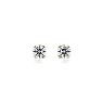 1 1/2 Carat Lab Grown Real Diamond Stud Earrings in Yellow Gold Image-3
