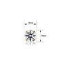 1 1/2 Carat Lab Grown Real Diamond Stud Earrings in Yellow Gold Image-4
