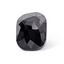Estate Jewelry 0.84 Carat Rose Cut Octagon Black Diamond. I3 clarity. Image-1
