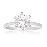 Fine Quality 1.50 ct Natural Diamond Six Prong Solitaire in Platinum
 Image-1