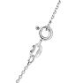 1/4 Carat Diamond Cross Necklace In Sterling Silver With Free Chain, 18 Inches Image-4