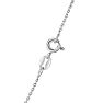 1/2 Carat Diamond Cross Necklace In Sterling Silver With Free Chain, 18 Inches Image-4