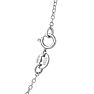 0.03 Carat Diamond Cross and Heart Necklace In Sterling Silver With Free Chain, 18 Inches Image-4