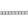 Estate Jewelry 14 Karat White Gold 8 Carat Diamond Tennis Bracelet, 7 Inches Image-2
