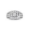 Estate Jewelry 2 Carat Diamond Engagement Ring In 14 Karat White Gold, Size 7 Image-5