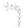 Estate Jewelry Vintage Lucky Seven Stars Brooch In Sterling Silver Image-1