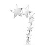 Estate Jewelry Vintage Lucky Seven Stars Brooch In Sterling Silver Image-2