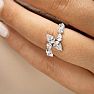 Estate Jewelry 2.28 Carat Diamond Fancy Ring In 14K White Gold, Size 7 Image-6