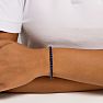 20 Carat Sapphire Tennis Bracelet In Sterling Silver, 7 Inches Image-5
