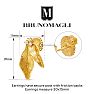 Bruno Magli Chiara Gold Earrings Image-2