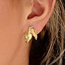 Bruno Magli Chiara Gold Earrings Image-3