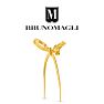 Bruno Magli Sofia Gold Bow Earrings Image-6