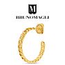 Bruno Magli Cecelia Gold Hoop Earrings Image-6