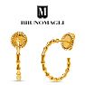 Bruno Magli Giulia Gold Hoop Earrings Image-1