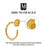 Bruno Magli Giulia Gold Hoop Earrings Image-2