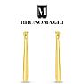Bruno Magli Perla Gold Hoop Earrings Image-6