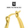 Bruno Magli Perla Gold Hoop Earrings Image-7