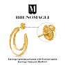 Bruno Magli Lucia Gold Hoop Earrings Image-2