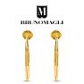 Bruno Magli Lucia Gold Hoop Earrings Image-5