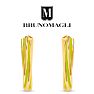 Bruno Magli Serena Gold Hoop Earrings, Verde Image-5