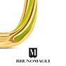 Bruno Magli Serena Gold Hoop Earrings, Verde Image-8
