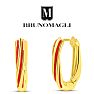 Bruno Magli Serena Gold Hoop Earrings, Rossa Image-1