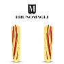 Bruno Magli Serena Gold Hoop Earrings, Rossa Image-5