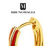 Bruno Magli Serena Gold Hoop Earrings, Rossa Image-7