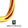 Bruno Magli Serena Gold Hoop Earrings, Rossa Image-9