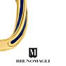 Bruno Magli Serena Gold Hoop Earrings, Blu Image-9