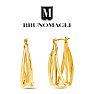Bruno Magli Vittoria Gold Hoop Earrings Image-1
