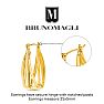 Bruno Magli Vittoria Gold Hoop Earrings Image-2