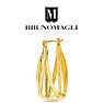 Bruno Magli Vittoria Gold Hoop Earrings Image-6