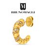 Bruno Magli Giorgia Gold Hoop Earrings Image-6