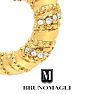 Bruno Magli Giorgia Gold Hoop Earrings Image-8