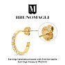 Bruno Magli Martina Gold Hoop Earrings Image-2