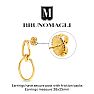 Bruno Magli Elettra Gold Dangle Earrings Image-2