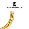 Bruno Magli Romola Gold Hoop Earrings Image-9