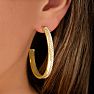 Bruno Magli Viviana Gold Hoop Earrings Image-3