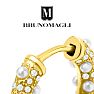 Bruno Magli Caterina Gold Hoop Earrings Image-7
