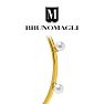 Bruno Magli Evelina Gold Hoop Earrings Image-8