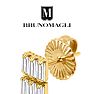 Bruno Magli Gabriella Gold Earrings, Diamante Image-7