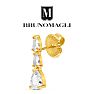 Bruno Magli Livia Gold Drop Earrings Image-6