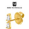 Bruno Magli Livia Gold Drop Earrings Image-7