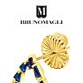 Bruno Magli Stefania Gold Earrings, Zaffiro Image-7