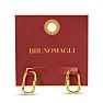 Bruno Magli Daniela Gold Earrings, Smeraldo Image-4