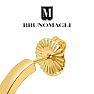 Bruno Magli Felecia Gold Earrings, Smeraldo Image-7