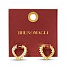 Bruno Magli Rosa Gold Earrings, Diamante Image-4