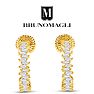 Bruno Magli Adelina Gold Earrings, Diamante Image-5